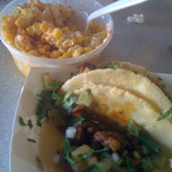 100% Taquito - Roasted corn and tacos al pastor yummmm - Mexican Near Me - Houston, Texas