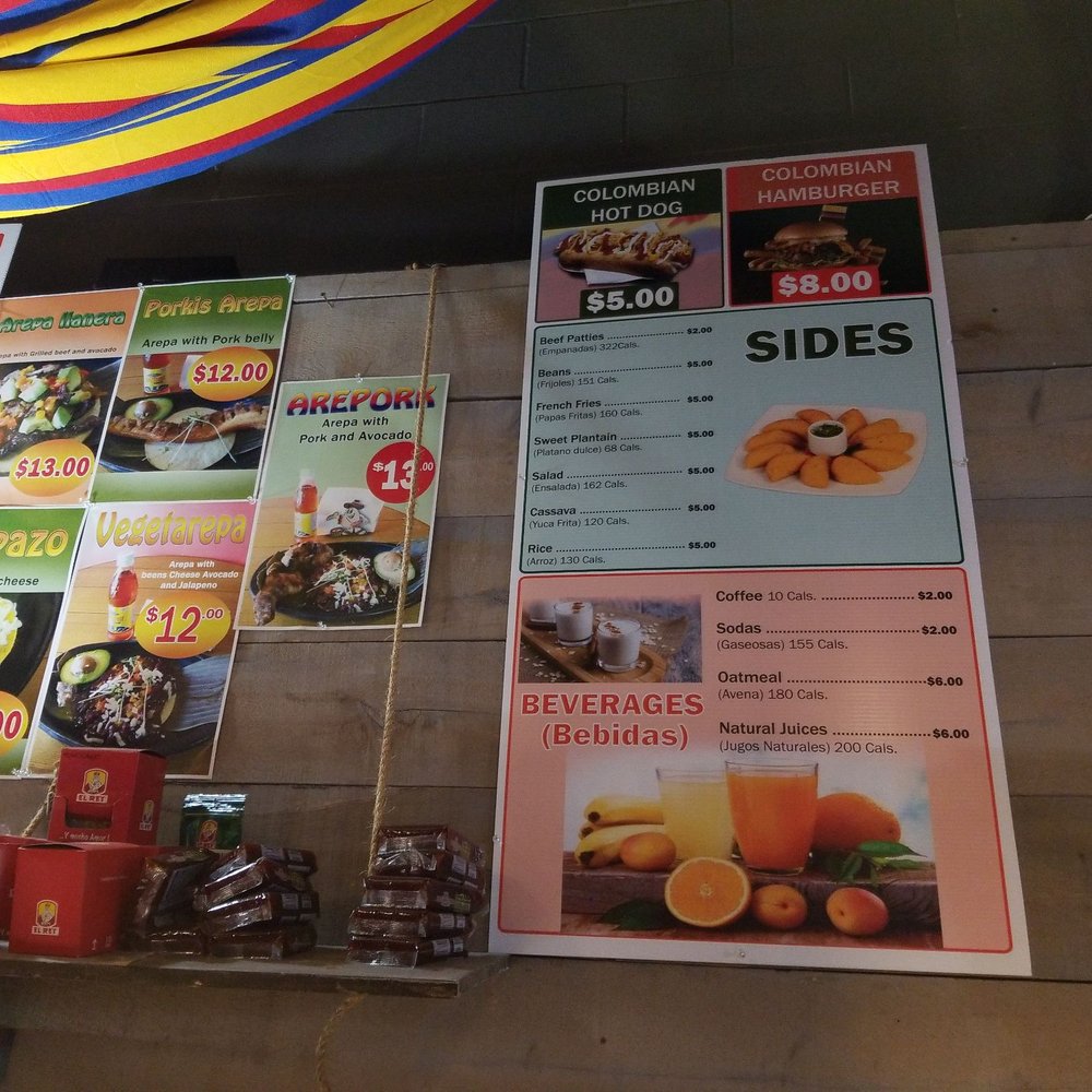 The Toston - Menu2 - Colombian Near Me - Markham, Ontario