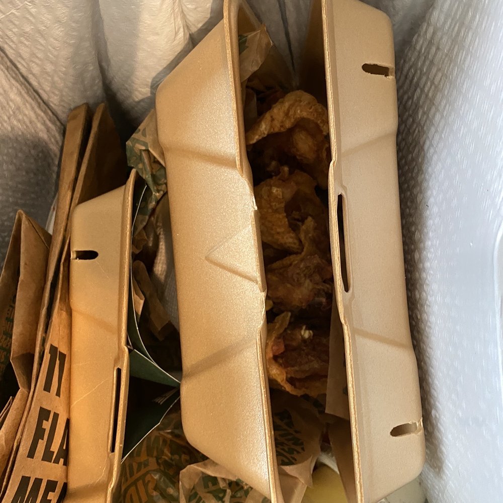 Wingstop - Our order in the trash because it was so inedible - Chicken Wings Near Me - Canton, Ohio Wingstop - Our order in the trash because it was so inedible - Chicken Wings Near Me - Canton, Ohio