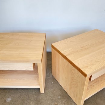 Shapiro Joyal Studio - Winter side table in solid maple. Custom size. - Furniture Stores Near Me - Los Angeles, California