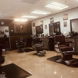 Cattlemen Barber Shop - Inside view.