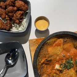 Chingu Korean Fried Chicken - Karaage  + kimchi jjigae