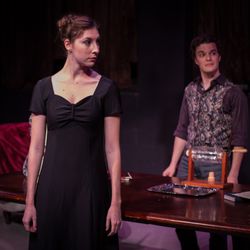 The Ophelia Theatre Group - Kaitlyn Schirard & Logan Sutton in Mary's Little Monster by Thomas Kee, photography by John Robert Hoffman http://www.johnroberthoff­man.com