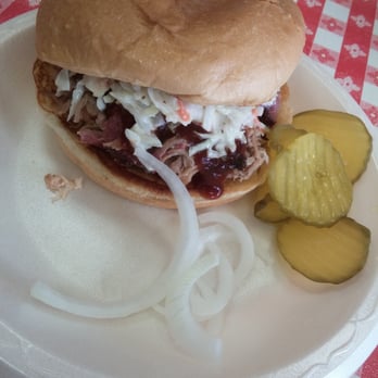 Hog Wild Pit Bar-B-Q - Carolina pulled pork sandwich. - Barbeque Near Me - Wichita, Kansas Hog Wild Pit Bar-B-Q - Carolina pulled pork sandwich. - Barbeque Near Me - Wichita, Kansas