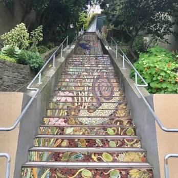 Hidden Garden Steps - Public Art Near Me - San Francisco, California Hidden Garden Steps - Public Art Near Me - San Francisco, California