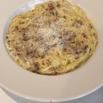 Viva La Pasta! - Ample portion of the best carbonara ever! Over angel hair. - Italian Near Me - Simi Valley, California Viva La Pasta! - Ample portion of the best carbonara ever! Over angel hair. - Italian Near Me - Simi Valley, California