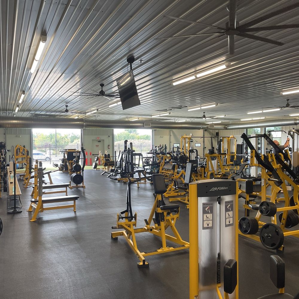 iron house - Pic of the gym facing the garage doors - Gyms Near Me - Columbia, Missouri