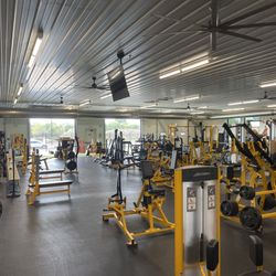iron house - Pic of the gym facing the garage doors