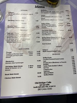 Menu photo 4 Old Bridge Cafe Salt Lake City, UT Menu photo 4 Old Bridge Cafe Salt Lake City, UT