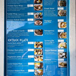 Greek Shack - Menu