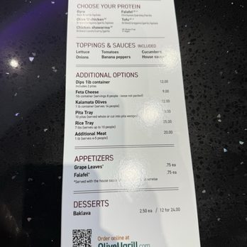 Olive U - This helps you order. They're by the entrance but we didn't see it as no one was here so we didn't go on through the line. - Mediterranean Near Me - Boynton Beach, Florida Olive U - This helps you order. They're by the entrance but we didn't see it as no one was here so we didn't go on through the line. - Mediterranean Near Me - Boynton Beach, Florida