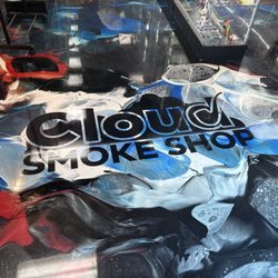 Cloud Smoke Shop - Their new floor, with a new logo. I love it.