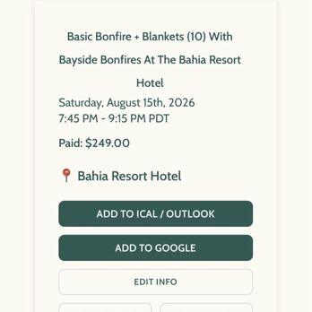 Bayside Bonfires - Beach Equipment Rentals Near Me