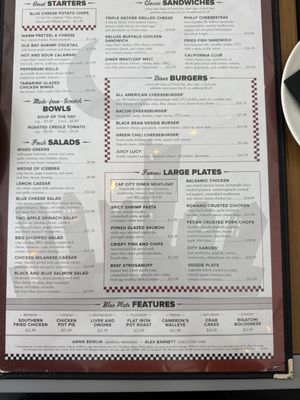 Menu photo 1 Cap City Fine Diner and Bar Columbus, OH Menu photo 1 Cap City Fine Diner and Bar Columbus, OH