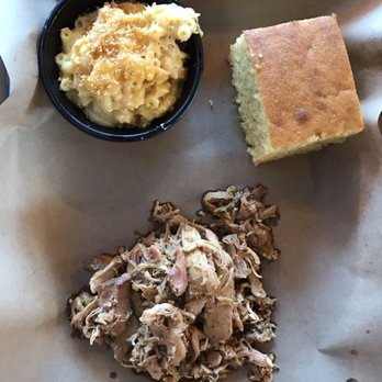 Mission BBQ - Pulled Chicken, mac n cheese, and cornbread - Barbeque Near Me - California, Maryland Mission BBQ - Pulled Chicken, mac n cheese, and cornbread - Barbeque Near Me - California, Maryland