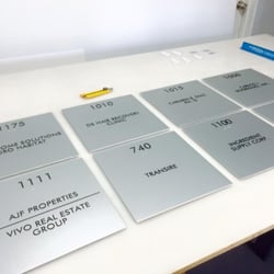 A4 Graphic - ADA Signs - Anodized Alluminum