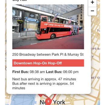 TopView - Long time between buses and this is after 1 hour and 10 minutes. Take the Big Bus tours they are awesome. - Bus Tours Near Me - New York, New York TopView - Long time between buses and this is after 1 hour and 10 minutes. Take the Big Bus tours they are awesome. - Bus Tours Near Me - New York, New York