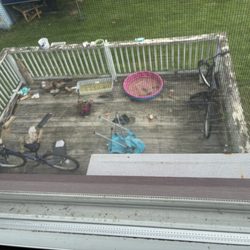 Seneca Clipper Inn - The view out of my 2nd floor hotel room.