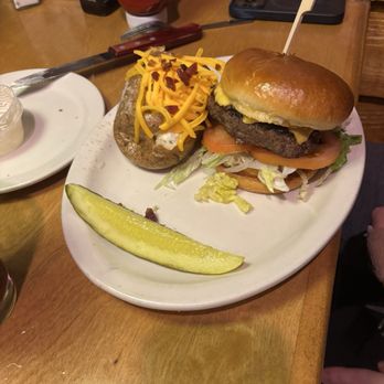 Texas Roadhouse - All-American Cheeseburger* Loaded Baked Potato - American Near Me - Mesa, Arizona