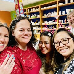 Color Me Mine - Girls night out with one photo bomber
