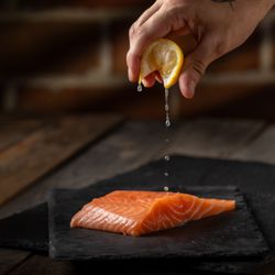 Wrought Iron Grill - Fresh Scottish Salmon