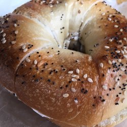 John's Famous Bagels & Deli - Everything bagel