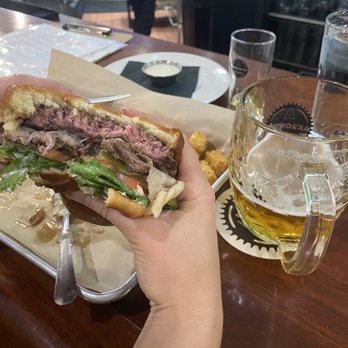 Akronym Brewing - Short rib burger! - Breweries Near Me - Akron, Ohio