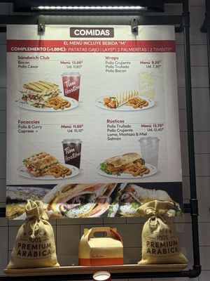 Menu photo 1 Tim Hortons Madrid, M Menu photo 1 Tim Hortons Madrid, M