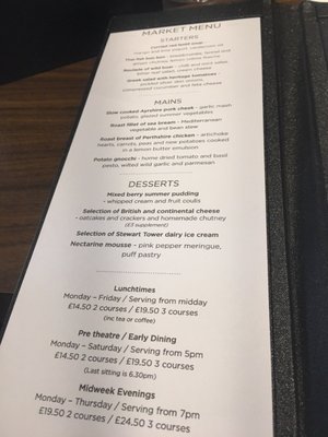 Menu photo 1 Dine with Stuart Muir Edinburgh, EDH