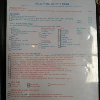 SoCal Vibes Co. - Menu - Breweries Near Me - Carson, California SoCal Vibes Co. - Menu - Breweries Near Me - Carson, California