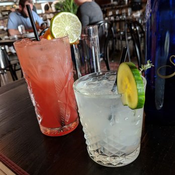 Bootleg Special - A cucumber Collins and hurricane in the wild - Seafood Near Me - Boston, Massachusetts
