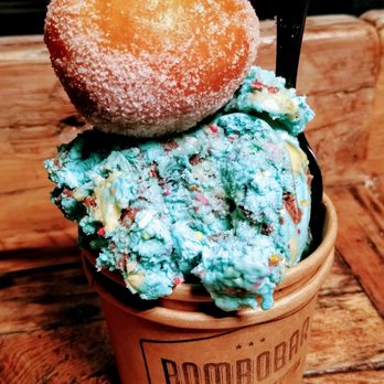 BomboBar - Cookie Monster Dough Gelato with Bombolini - Desserts Near Me - Chicago, Illinois BomboBar - Cookie Monster Dough Gelato with Bombolini - Desserts Near Me - Chicago, Illinois