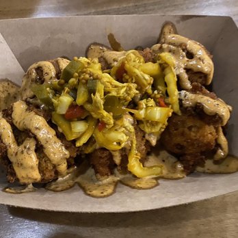 Ferus Artisan Ales - Crawfish Hushpuppies - Beer Bar Near Me - Trussville, Alabama Ferus Artisan Ales - Crawfish Hushpuppies - Beer Bar Near Me - Trussville, Alabama