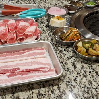 Let's Meat Kbbq - Look at that pork belly! - Korean Near Me - Charlotte, North Carolina Let's Meat Kbbq - Look at that pork belly! - Korean Near Me - Charlotte, North Carolina