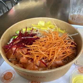 Sweet Tuna - Large salmon bowl - Poke Near Me - Alpharetta, Georgia Sweet Tuna - Large salmon bowl - Poke Near Me - Alpharetta, Georgia