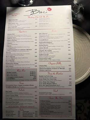 Menu photo 2 Baci Restaurante Staten Island, NY Menu photo 2 Baci Restaurante Staten Island, NY