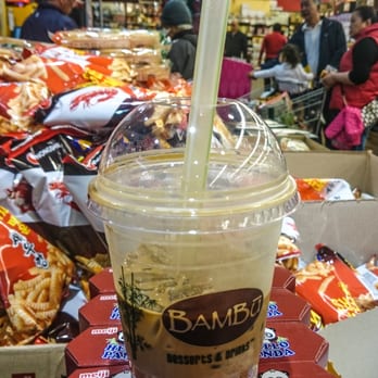 BAMBU - May 16, 2015, Kent, WA... Bambu Deserts & Drinks... Hazelnut Mocha on ice with 3 espresso shots.. - Juice Bars & Smoothies Near Me - Kent, Washington
