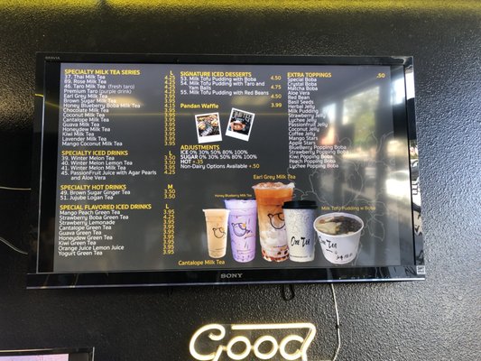 Menu photo 4 One Tea House Modesto, CA Menu photo 4 One Tea House Modesto, CA