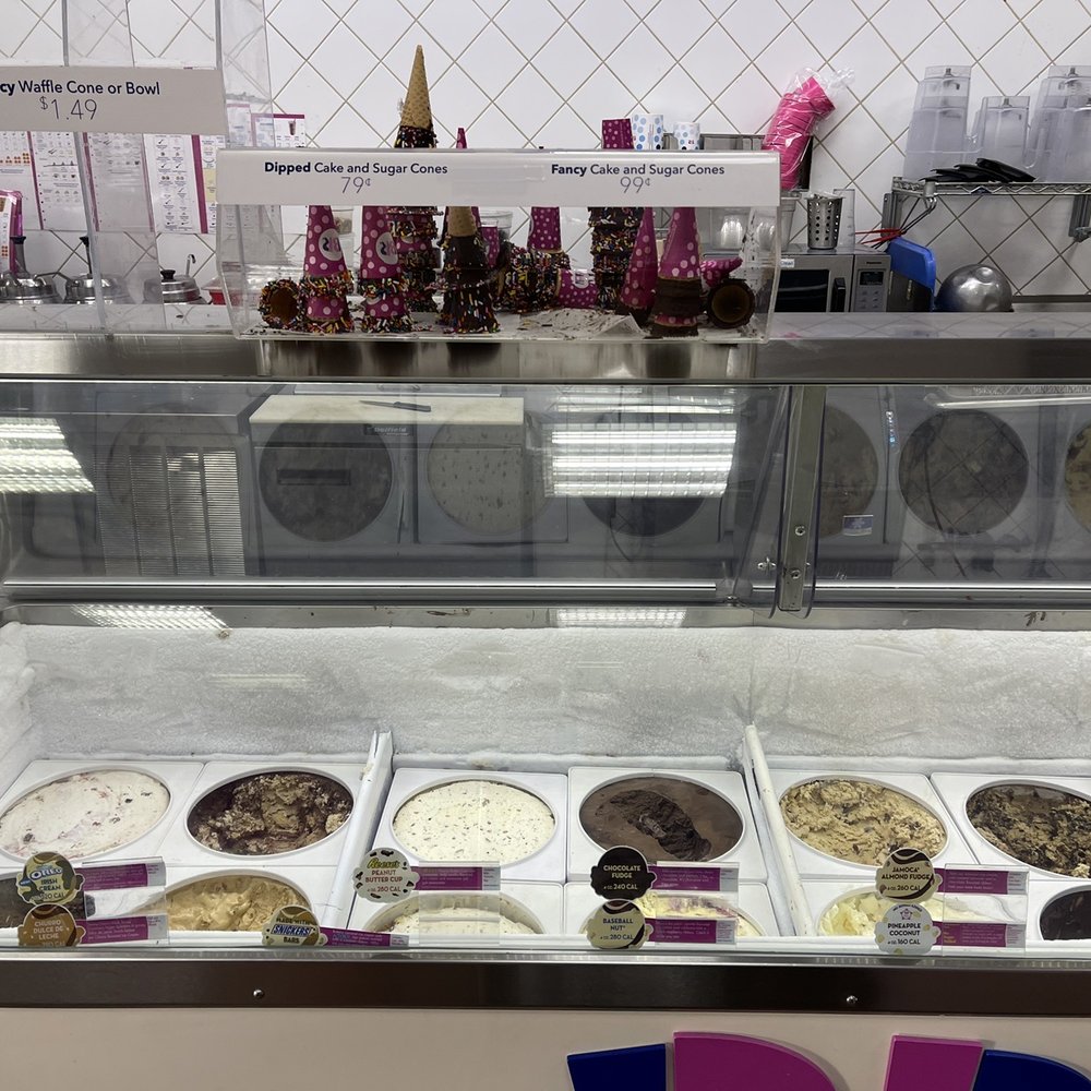 Baskin-Robbins - Jamoca Almond Fudge in this case. So many choices. They actually have 3 cases! - Ice Cream & Frozen Yogurt Near Me - Sparks, Nevada
