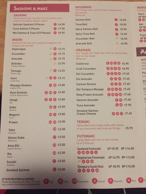 Menu photo 2 Aoshima Sushi & Grill Dublin, D Menu photo 2 Aoshima Sushi & Grill Dublin, D