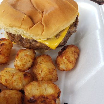 Stephenson's General Store - Double burger with tots - Ice Cream & Frozen Yogurt Near Me - Leavenworth, Indiana Stephenson's General Store - Double burger with tots - Ice Cream & Frozen Yogurt Near Me - Leavenworth, Indiana