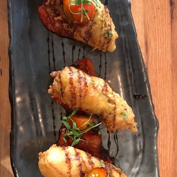 Avocado Grill - Stuffed Crispy Zucchini Blossoms (3) - Tapas/Small Plates Near Me - West Palm Beach, Florida Avocado Grill - Stuffed Crispy Zucchini Blossoms (3) - Tapas/Small Plates Near Me - West Palm Beach, Florida