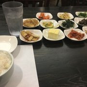 Photo of Soban - Los Angeles, CA, United States. All this beautiful banchan