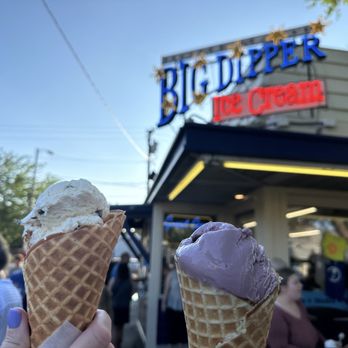 Big Dipper Ice Cream - Cookie dough and huckleberry ice cream - Ice Cream & Frozen Yogurt Near Me - Missoula, Montana