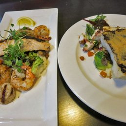 Mixed Seafood Grill & Miso Glazed Chilean Sea Bass