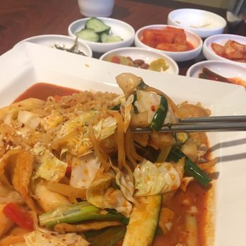 Daol Tofu - The rice cakes ($13) with ramen and cheese (+$3). Reasonable and yummy! - Korean Near Me - Oakland, California Daol Tofu - The rice cakes ($13) with ramen and cheese (+$3). Reasonable and yummy! - Korean Near Me - Oakland, California