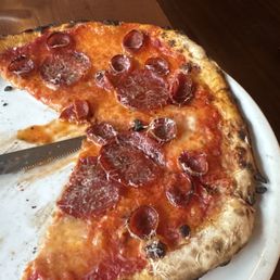 Pepperoni pizza. Pepperoni pizza.