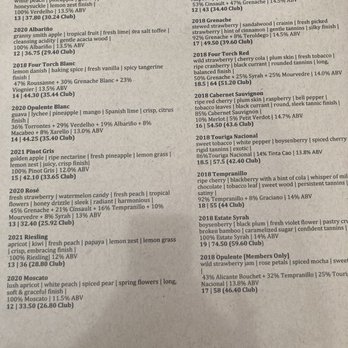 Miramonte Winery - Lovely wine list! - Wineries Near Me - Temecula, California