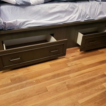 Furniture Outlet - The bottom of the bed has two drawers for storage - Furniture Stores Near Me - Watsonville, California