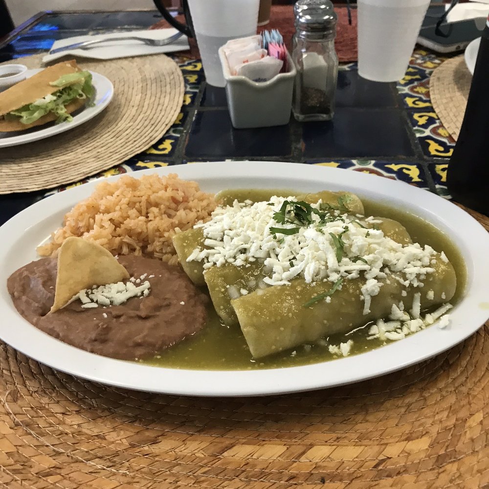 Don Pepe - Enchiladas Verdes. - Mexican Near Me - Houston, Texas